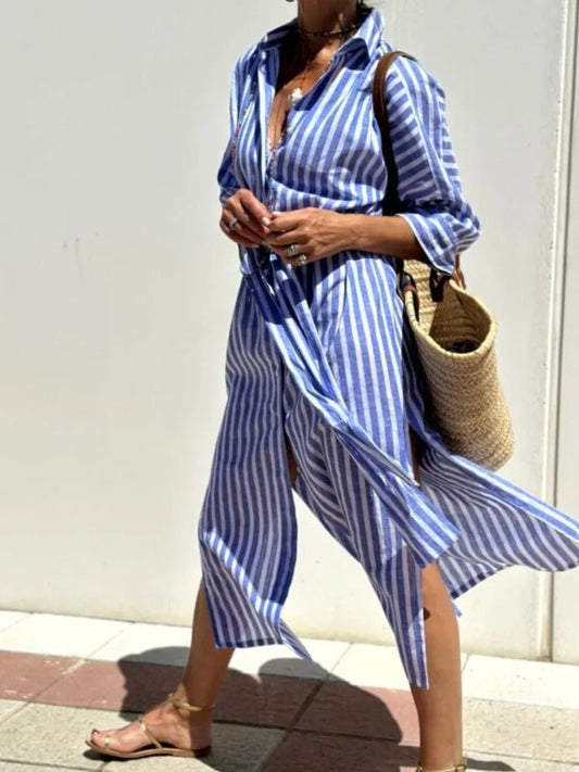Valora Trendy Gestreepte jurk
